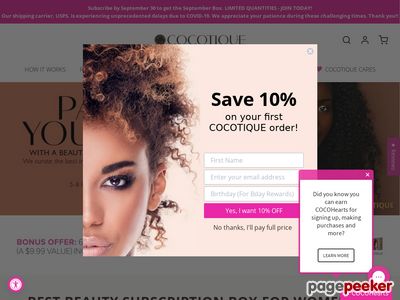 COCOTIQUE coupon codes