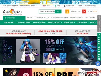 RoleCosplay coupon codes