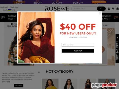 Rosewe coupon codes