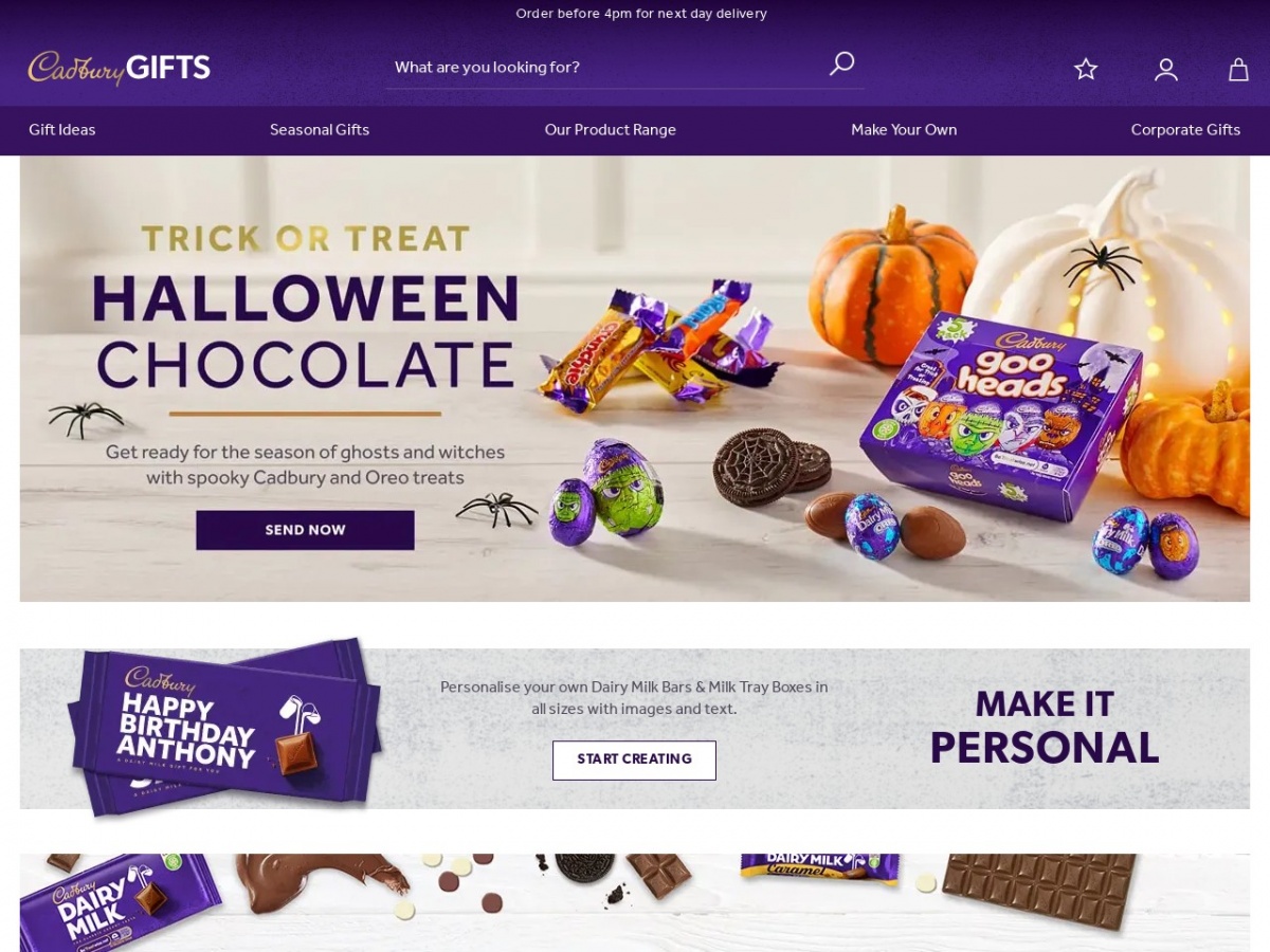 Cadbury Gifts Direct coupon codes