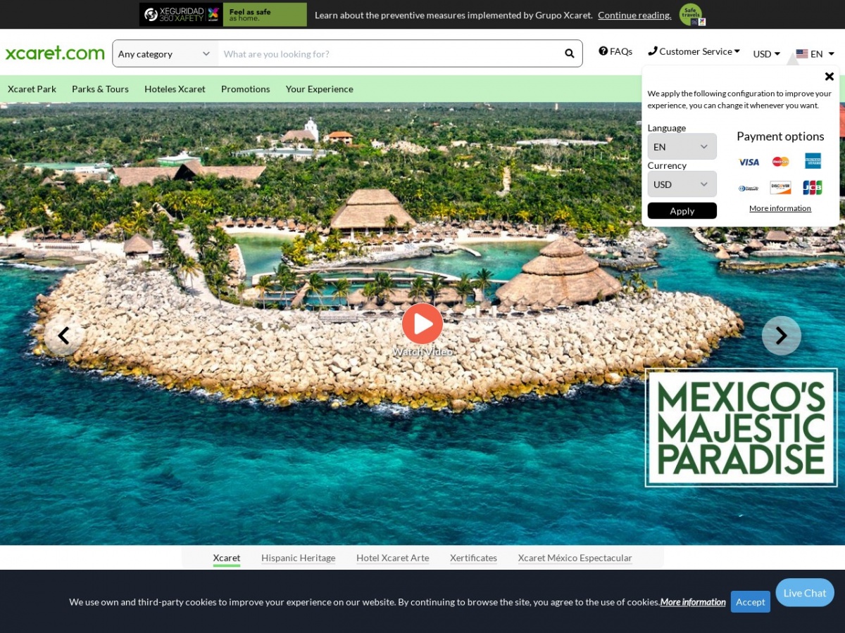 Experiencias Xcaret coupon codes