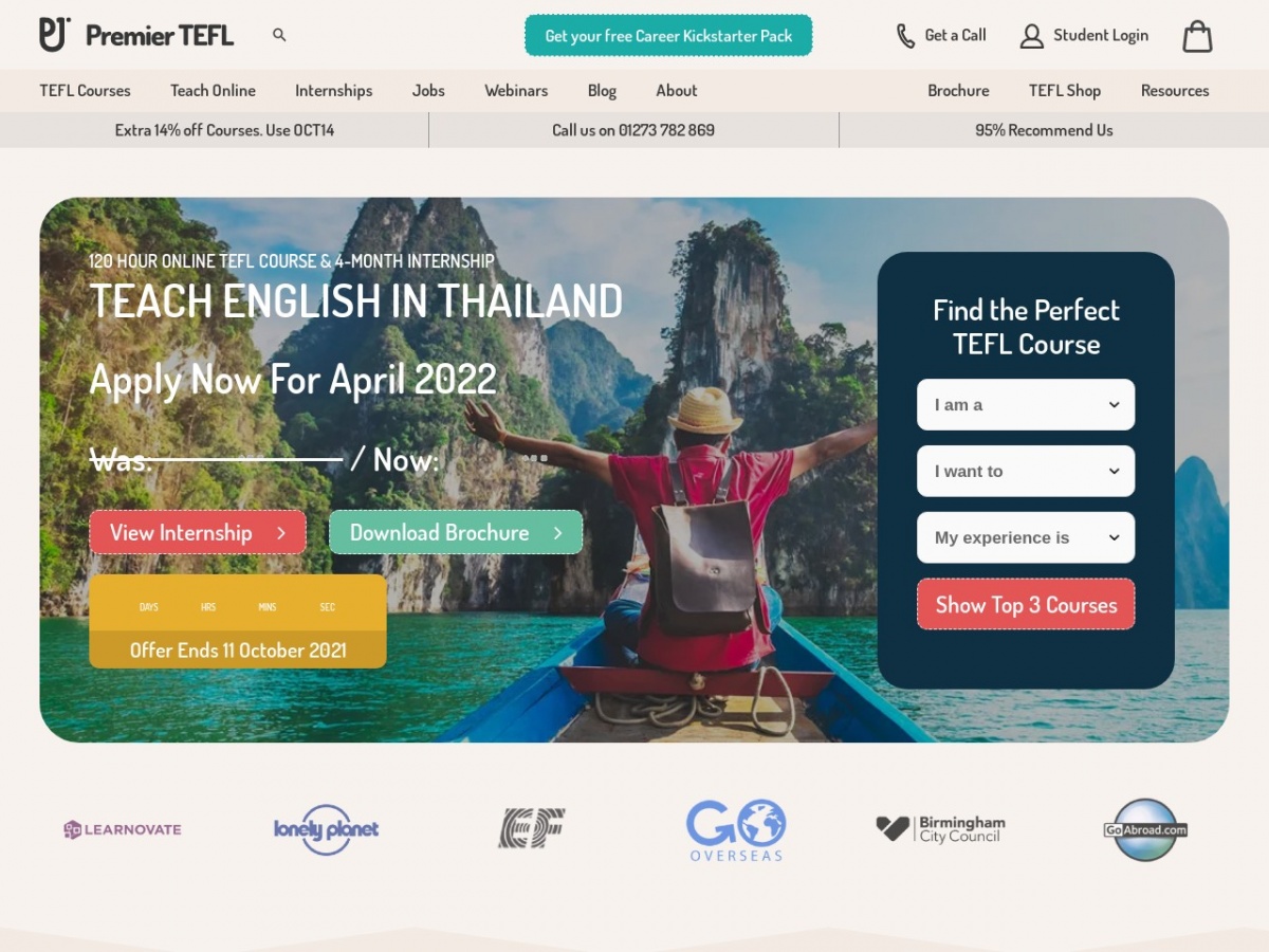 Premier TEFL coupon codes