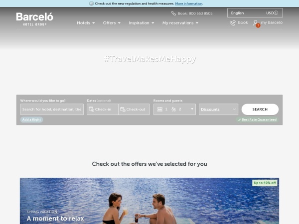 Barcelo Hotels coupon codes