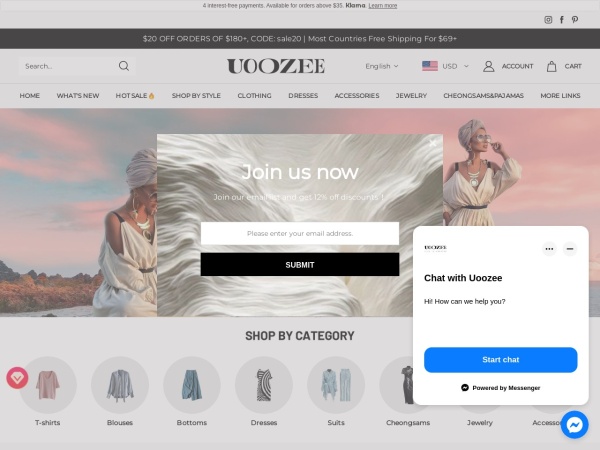 Uoozee coupon codes