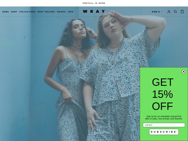 WRAY coupon codes