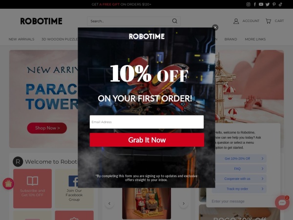 ROBOTIME coupon codes